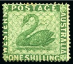 Stamp of Australia » Western Australia 1861 Issue group of unused to 1s (9)