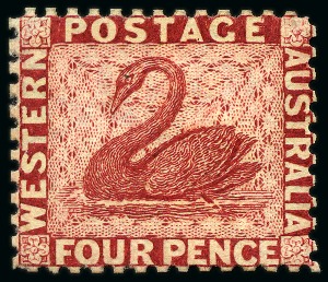 Stamp of Australia » Western Australia 1871-1912, Mint collection on stockcards, better items incl. two £1 brown-orange