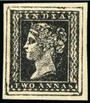 Stamp of India » 1854 Lithographs 1854 Tracing Essays: Group of eight essays neatly mounted (*)