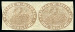 Stamp of Australia » Western Australia 1854-55 Selection incl. 1s pale brown pair, single and 1s grey-brown