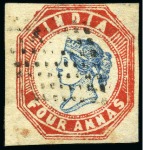 Stamp of India » 1854 Lithographs 1854 Mixed lot of mostly Lithograph stamps (*)