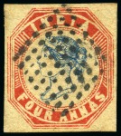 Stamp of India » 1854 Lithographs 1854 Mixed lot of mostly Lithograph stamps (*)