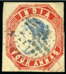 Stamp of India » 1854 Lithographs 1854 Mixed lot of mostly Lithograph stamps (*)