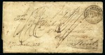 Stamp of India » Postal History 1823 Folded entire from Calcutta to Canterbury, Kent, *