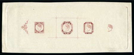 Stamp of India » 1854 Lithographs 1854 Composite die proof showing 4a and two 2a designs, (*)