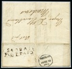 Stamp of India » Postal History 1819-22 Two stampless entires both addressed to Madras *