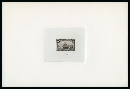 Stamp of Canada 1908 Quebec Tercentenary set of 8 large die proofs in issued colours 