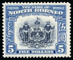 Stamp of North Borneo 1939-47, KGVI complete basic mint collection incl. 1939 set to $5