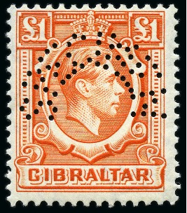 Stamp of Gibraltar 1938-51 Pictorials SPECIMEN set of 14
