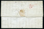 Stamp of Mauritius » Pre-Stamp & Stampless Postal History 1789 (2.6) Folded entire from Port Louis to Bordeaux