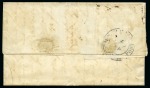 Stamp of Mauritius » Pre-Stamp & Stampless Postal History 1848 (10.4) Entire letter from Souillac to Port Louis, showing boxed 'SOUILLAC/AP.10.1848' ds and boxed 'INLAND' hs alongside