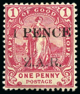 Stamp of South Africa » Vrybrug 1899 1 PENCE rose mint, fine (SG £250)