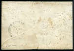 Stamp of Canada » Prince Edward Island 1861 (Jul 27) Envelope from Charlottetown to New Hampshire, USA, franked by 1861 6d yellow-green perf.9