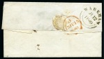 Stamp of Great Britain » 1840 1d Black and 1d Red plates 1a to 11 THE EARLIEST RECORDED USE OF PLATE 1b: 1840 (Jun 12) Wrapper from Wantage to London with 1840 1d black pl.1b GB
