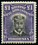 Stamp of Rhodesia OUTSTANDING SHOWPIECE COLLECTION OF THE ADMIRAL ISSUES1913-24