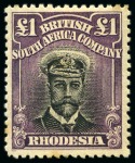 Stamp of Rhodesia OUTSTANDING SHOWPIECE COLLECTION OF THE ADMIRAL ISSUES1913-24