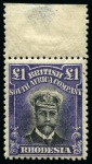 Stamp of Rhodesia OUTSTANDING SHOWPIECE COLLECTION OF THE ADMIRAL ISSUES1913-24