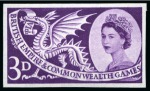 Stamp of Great Britain » Queen Elizabeth II 1958 British Empire & Commonwealth Games mint nh imperforate