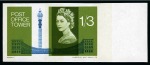 Stamp of Great Britain » Queen Elizabeth II 1965 Post Office Tower mint nh imperforate imprimatur set of two