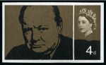 Stamp of Great Britain » Queen Elizabeth II 1965 Churchill mint nh imperforate imprimatur set of two