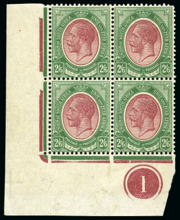 Stamp of South Africa » Union & Republic of South Africa 1913 King Head 2s6d purple and yellow green shade,