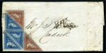 Stamp of South Africa » Cape of Good Hope 1855 Registered entire to Cradock, franked 1853 1d