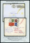 Stamp of Ireland » Airmails 1946-1963 Aer Lingus Flights: Extensive specialised