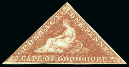 Stamp of South Africa » Cape of Good Hope 1938-511853 1d Pale Brick-Red on deeply blued paper, unused