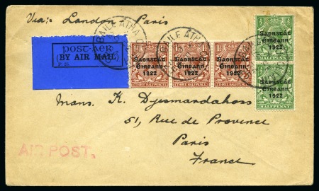 Stamp of Ireland » Airmails 1924 (29.2) Irish Acceptance: London to Paris flight,