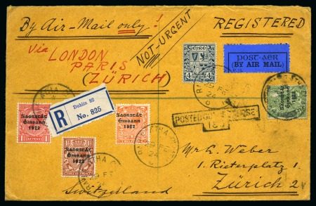 Stamp of Ireland » Airmails 1924 (29.2) Irish Acceptance: London, Paris to Zurich,