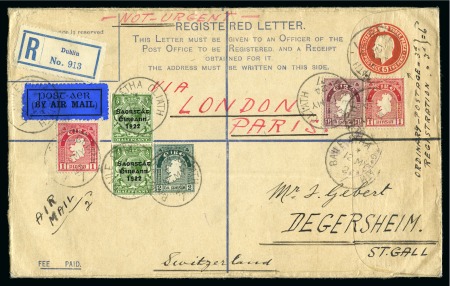 Stamp of Ireland » Airmails 1924 (12.5) Imperial Airways: Dublin, London, Paris