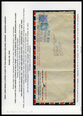 Stamp of Ireland » Airmails 1945-1986 Pan American Airways: Extensive specialised