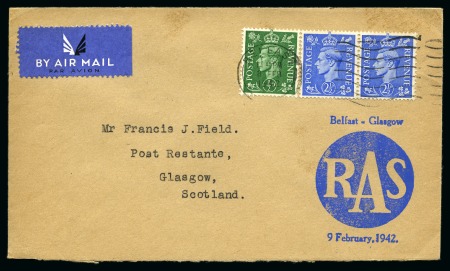 Stamp of Ireland » Airmails 1942 First Wartime Airmail Service by Railway Air Service