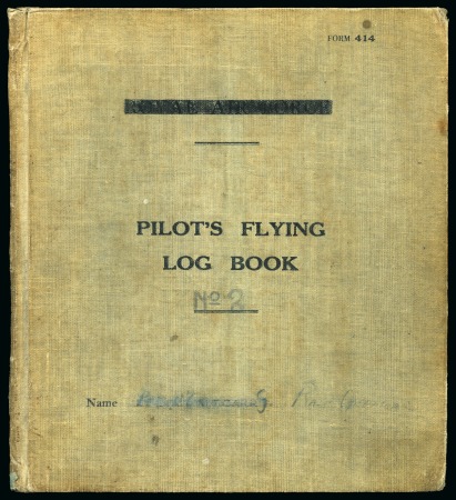 Stamp of Ireland » Airmails 1944 Irish Air Corp: "Pilot's Flying Log Book No.2"
