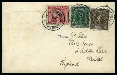 Stamp of Olympics » 1920 Antwerp 1920 Antwerp group of 9 covers/cards on exhibition