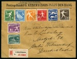 Stamp of Olympics » 1928 Amsterdam » Issued Stamps, Covers and Cancellations 1928 (Mar 27) FIRST DAY OF ISSUE: Envelope sent to Germany with the Olympic set