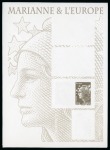 Stamp of France » Blocs et Feuillets 2011 Marianne de l'Europe : deux blocs : un non dentelé