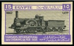 Stamp of Egypt » Commemoratives 1933 International Railway Congress Cairo Locomotives