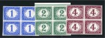 Stamp of Egypt » Postage Dues 1889-1915 Egypt Postage Due Stamps imperforate chalk-surfaced