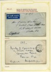 Stamp of Egypt » British Forces in Egypt 1932-35 1945-1947 Egypt British Military Post: An album page with two covers illustrating the Post War period