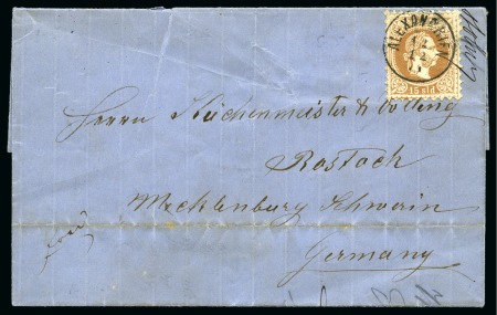 Stamp of Egypt » Austrian Post Offices 1851-1884 Egypt Austrian Post offices: A study of the Austrian Post Office in Alexandria on eight album pages