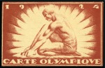 Stamp of Olympics » 1924 Paris » Postcards 1924 Paris fundraising card for the Swiss team, with 1924 UPU 20c sent within Lausanne