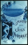 Stamp of Olympics » 1924 Paris » Postcards Two illustrated postcards; "Football" by Floowy and "Souvenir des Jeux Olympiques" by Bleuet 