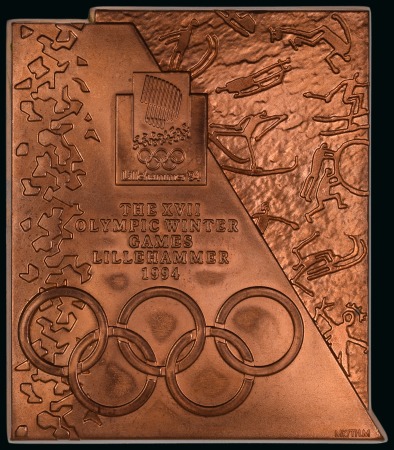 Stamp of Olympics » 1994 Lillehammer 1994 Lillehammer participation medal