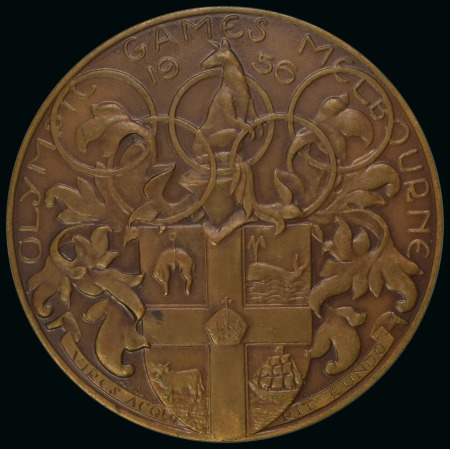 Stamp of Olympics » 1956 Melbourne 1956 Melbourne participation medal, very fine