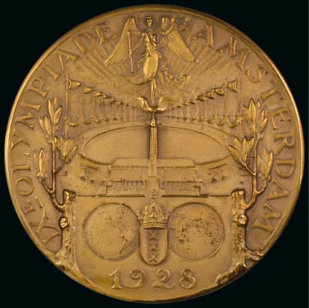 Stamp of Olympics » 1928 Amsterdam » Memorabilia 1928 Amsterdam participation medal in original box