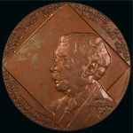 Stamp of Olympics » Pierre de Coubertin and the IOC 1981 IOC Congress in Baden: Medal, 45mm, depicting Pierre de Coubertin