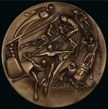 Stamp of Olympics » 1980 Lake Placid 1980 Lake Placid participation medal in original box