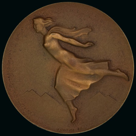 Stamp of Olympics » 1948 St. Moritz 1948 St. Moritz participation medal, 40mm, bronze