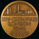 Stamp of Olympics » 1948 London 1948 London participation medal, 50mm, bronze, fine